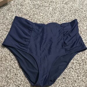 High waisted swim bottoms